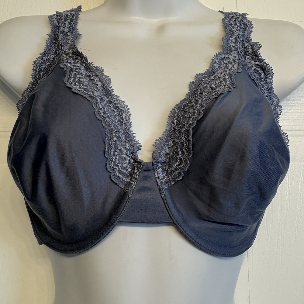 Wacoal 855301 Softly Styled Underwire Bra Womens Size 36DD Wild Wind Blue